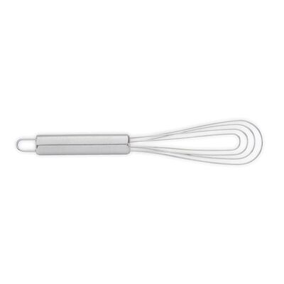 Flat stainless steel whisk 22 cm Mathon