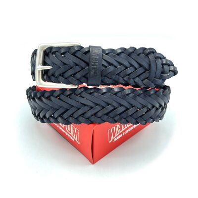 Genuine leather belt, Brand Wampum, art. DK474/35
