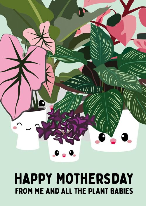 Postcard Plants Happy Mothersday
