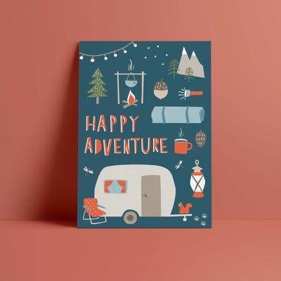 Postcard // Happy Adventure