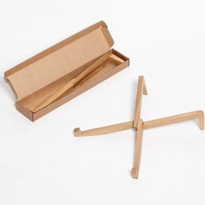 Support pour ordinateur portable pliable en bois massif