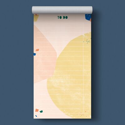 Notepad DIN long // To Do abstract