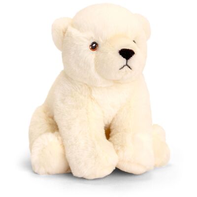 Peluche Ours polaire 18cm - KEELECO