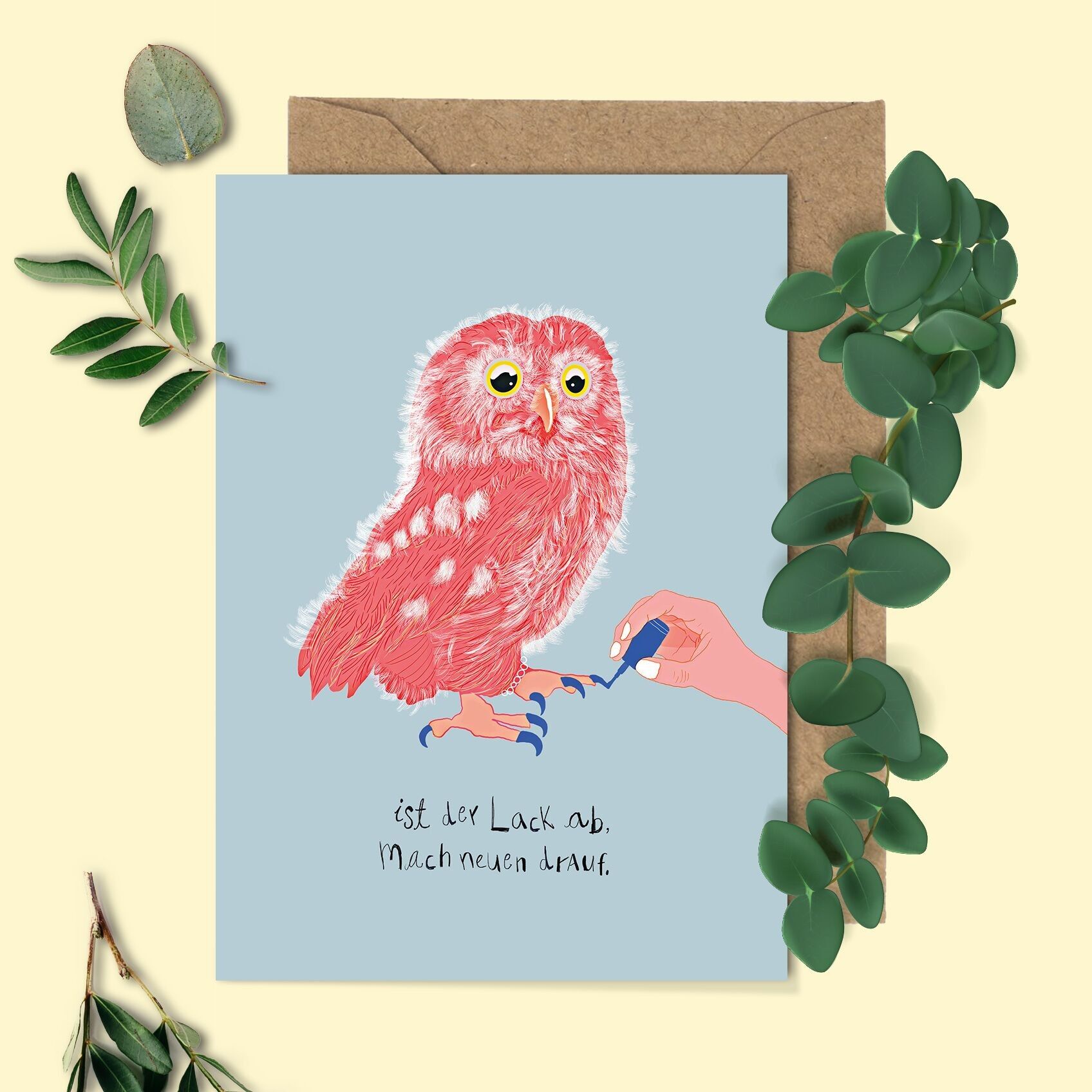 Postcard // Is the paint off...