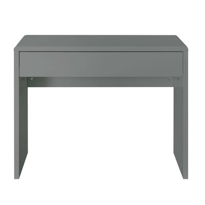 High Gloss Dressing Table Console Desk in Grey