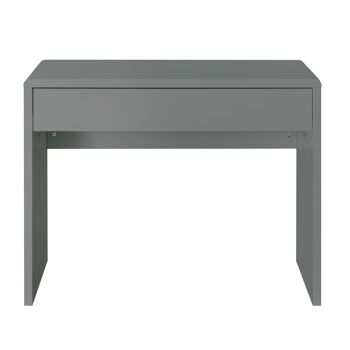 Coiffeuse haute brillance Bureau console en gris 1