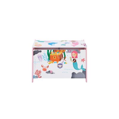 Aufbewahrungsbox für Kinderspielzeug mit Meerjungfrau-Motiv