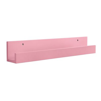 Juego de 2 estantes de pared premontados en rosa