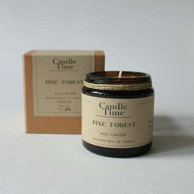 Scented soy candle - Pine Forest