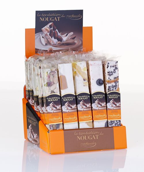 Barres de Nougat assorties - Assortiment 2 (25 x 100g)