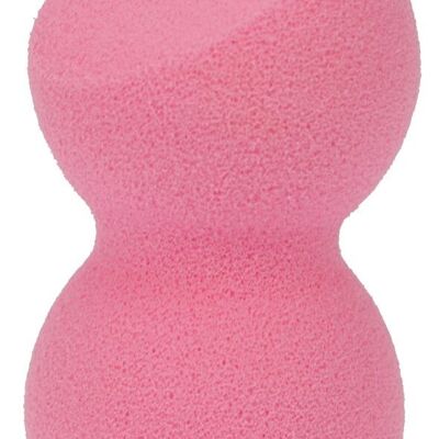 Éponge de maquillage, sans latex, antibactérienne. Ø4cm Hauteur : 6,5cm. (Mouillé environ 30 % plus grand)