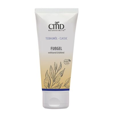 Gel pour les pieds à l'huile d'arbre à thé 100 ml