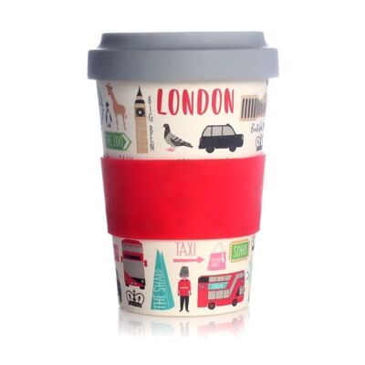 London Travel - Tazza da viaggio - Fibra di bambù - 20oz