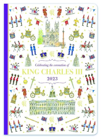 Collection Roi Charles III - Carnet A5 à reliure souple