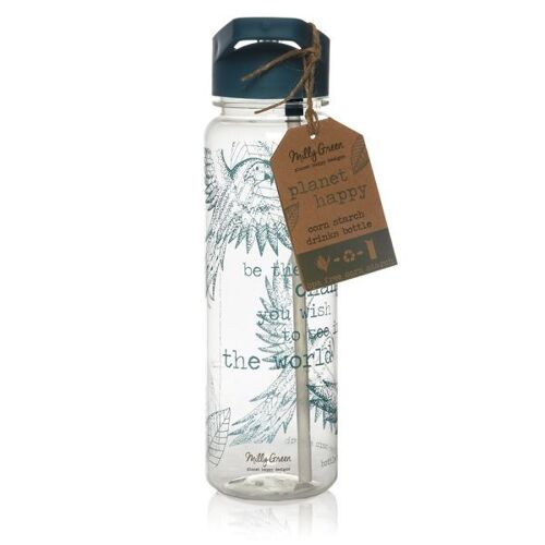 Rainforest Clear Water Bottle - Corn Starch (PLA) & BPA free