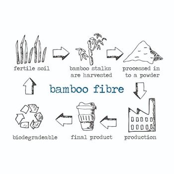 Tasse de voyage en bambou écologique Rainforest 17 oz 4