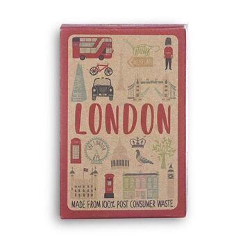 Cartes à jouer London Adventures - Papier kraft recyclé 1