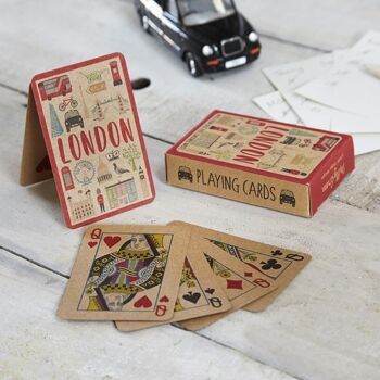 Cartes à jouer London Adventures - Papier kraft recyclé 2