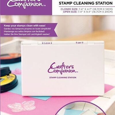 Crafters Companion - Estación de limpieza de sellos