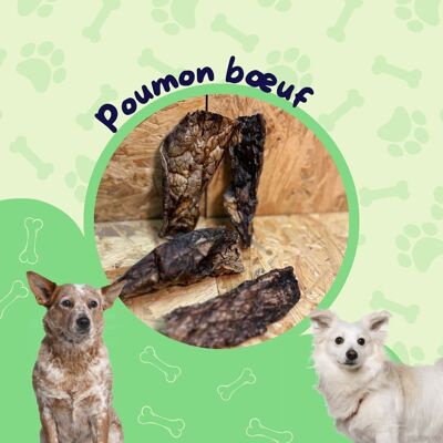 Poumon Bœuf (Sachet 1KG) / Friandise chien