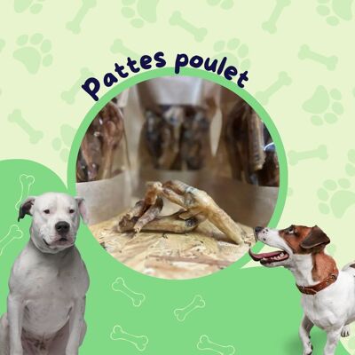 Pattes Poulet ( Sachet 1kg) / Friandise chien