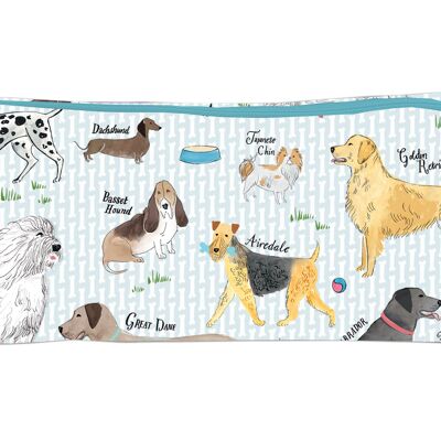 Debonair Dogs Pencil Case - 100% Recycled Cotton