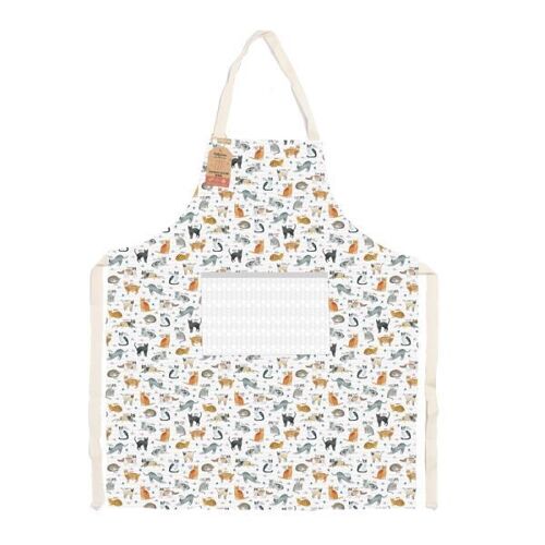 Curious Cats Apron - 100% Recycled Cotton