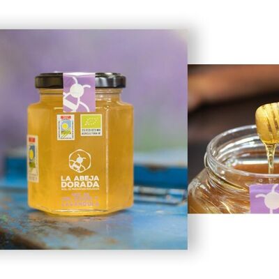 La Abeja Dorada Organic Raw Honey, Blossom & Lavandula / Wildflower, Award-Winning, 500 g