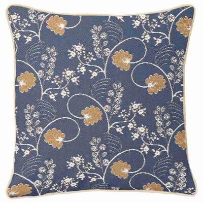 Jane Austen Bleu - Housse de Coussin 45cm*45cm