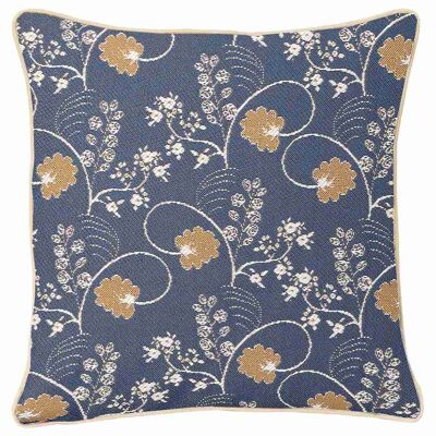 Jane Austen Blue - Fodera per cuscino 45 cm * 45 cm