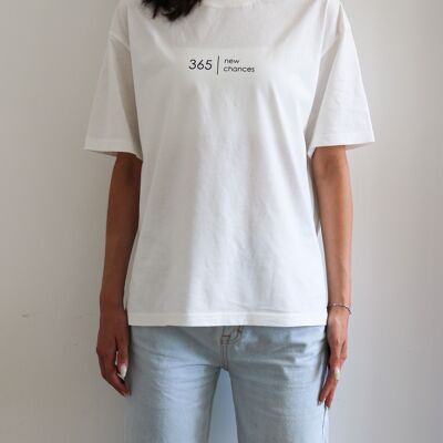 T-shirt blanc oversize