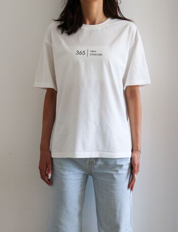 T-shirt blanc oversize 1