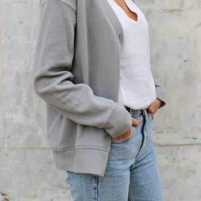 Rosie cardigan gray