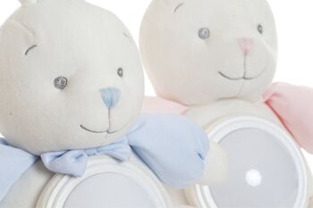 PELUCHE POLYESTER 24X14X30 LAPIN 2 ASSORTIS. BE199539 3