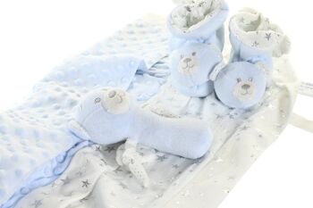 COUVERTURE TEDDY SET 3 POLYESTER 26X13X26 OURS 2 SUD BE199777 5