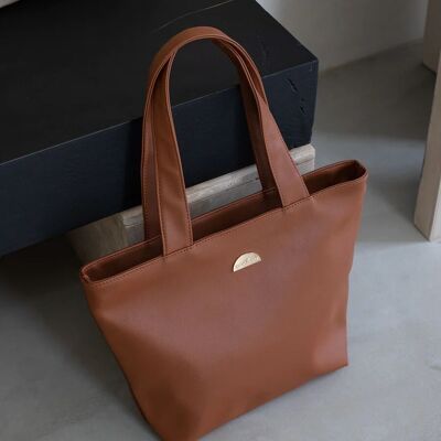 Nara Chai Grand sac à bandoulière en cuir végétalien, sac fourre-tout