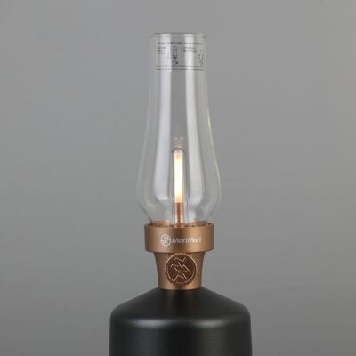 Lampe MoriMori Light&Sound Vert-Noir