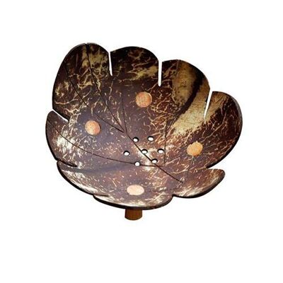 Flower Shaped Coconut Shell Soap Dish
