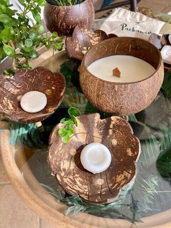 Porte-savon en forme de fleur de noix de coco 3