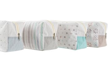 TROUSSE DE TOILETTE COTON POLYESTER 30X10X15 4 ASSORTIMENTS. BO200389 2