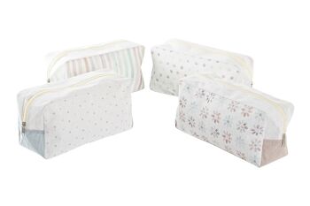 TROUSSE DE TOILETTE COTON POLYESTER 30X10X15 4 ASSORTIMENTS. BO200389 3