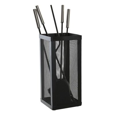 CHIMNEY SET 4 STAINLESS STEEL 8X2X51 BLACK CH199567