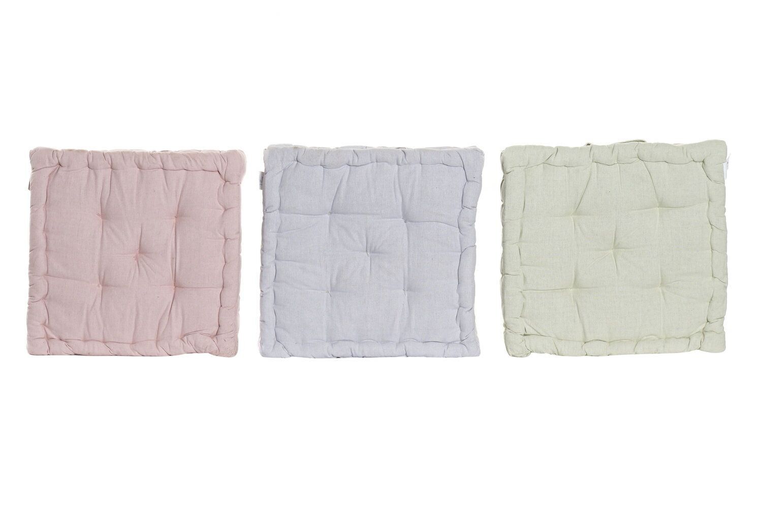 COUSSIN COTON 40X40X7 SOL 3 ASSORTIS. CJ137601