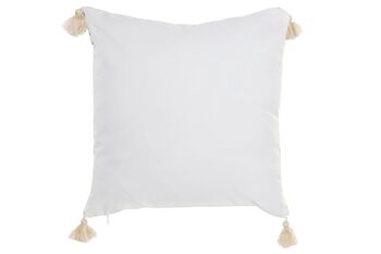 COUSSIN POLYESTER 40X10X40 400 GR. FRANGES 2 ASSORTIMENTS. CJ181856 3