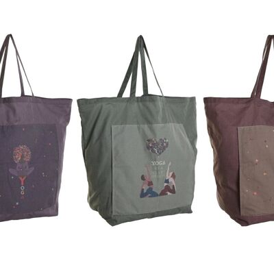 COTTON CANVAS BAG 68X30X55 YOGA 3 SURT. BO208199