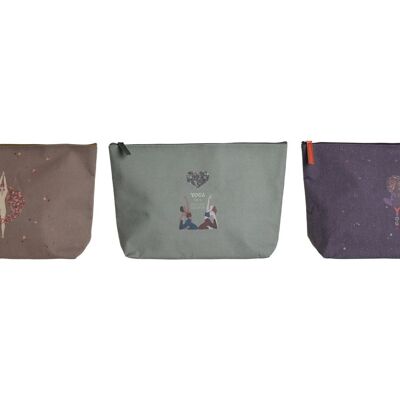 BORSA IN TELA DI COTONE 33X8X20 YOGA 3 SURT. BO208202