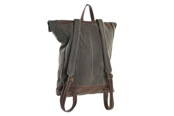 SAC A DOS TOILE CUIR 44X12X49 8 MARRON BO196046 6