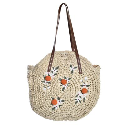 BOLSO ALGODON PU 40X15X40 NATURAL BO196177