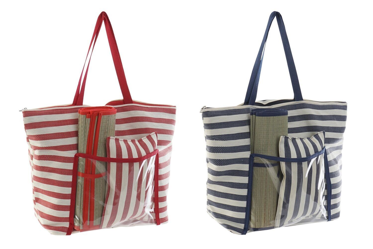 BORSA SET 3 TELA PVC 55X17X35 26 RIGHE 2 ASSORTIMENTI. BO196502