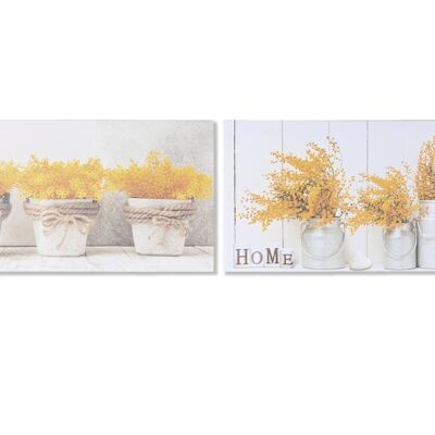 PINE CANVAS PICTURE 60X1,8X30 POTS 2 ASSORTMENTS. CU201512